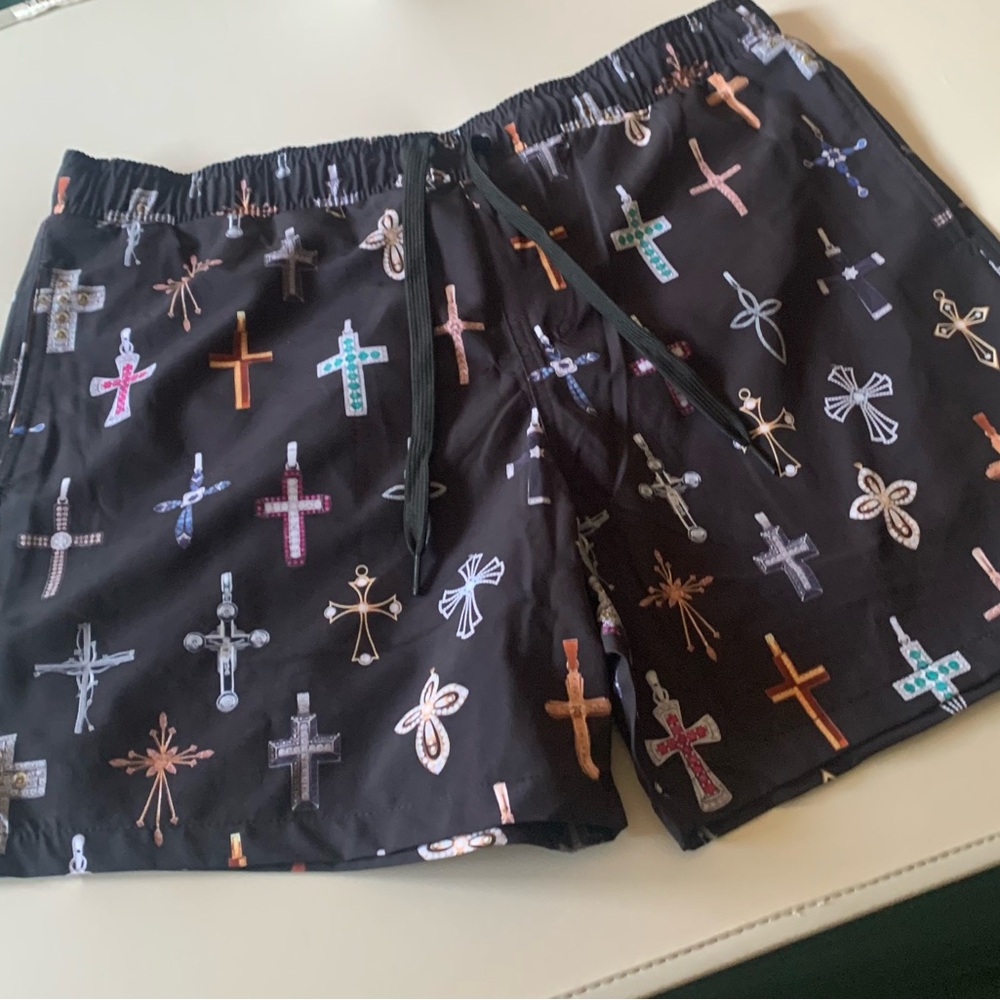 Saints Studio Men Large Swim Trunks. NWOT - Picture 2 of 9